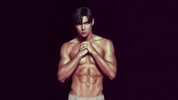 Картинка аниме shingeki+no+kyojin леви