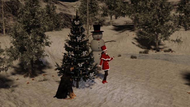 Обои картинки фото 3д графика, праздники , holidays, фон, взгляд, девушка