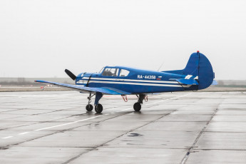 Картинка як-+18т авиация лёгкие+одномоторные+самолёты як- 18т самолёт аэродром