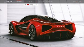 Картинка 2020+lotus+evija+digital+configurator автомобили lotus электрический автомобиль гиперкар 2020 evija digital configurator красный