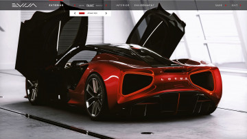 Картинка 2020+lotus+evija+digital+configurator автомобили lotus гиперкар 2020 evija digital configurator красный ламбо двери