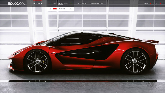 Обои картинки фото 2020 lotus evija digital configurator, автомобили, lotus, электрический, автомобиль, гиперкар, 2020, evija, digital, configurator, вид, сбоку, профиль