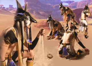 Картинка мужчины -+креатив +косплей костюм образ песок