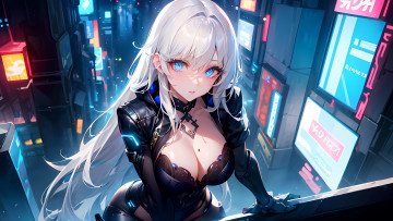 Картинка аниме unknown +другое+ нейросети графика нейроарт ai art нейронные сети рисунки нейро искусство красивая девушка