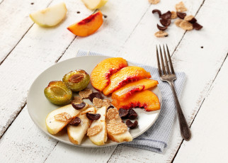 Картинка еда мюсли +хлопья завтрак