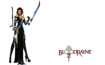 Картинка видео+игры bloodrayne+2 вампирша оружие