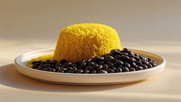 Картинка 3д+графика еда- food рис фасоль