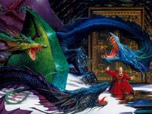 Картинка фэнтези драконы