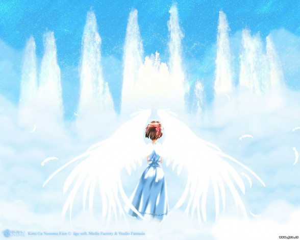 Обои картинки фото аниме, kimiga, nozomu, eien