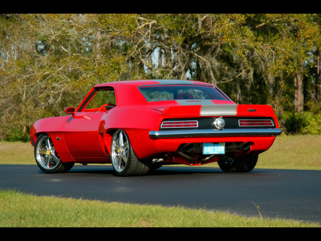 Обои картинки фото 1969, baldwin, motion, 540, camaro, supercoupe, engine, автомобили