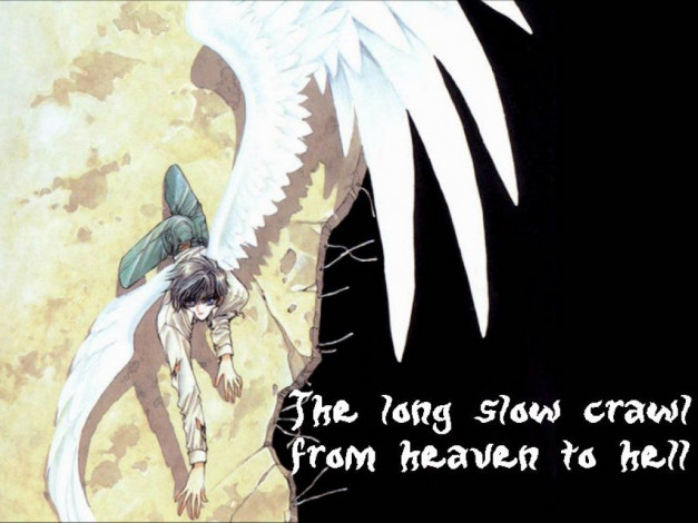 Обои картинки фото аниме, angels, demons