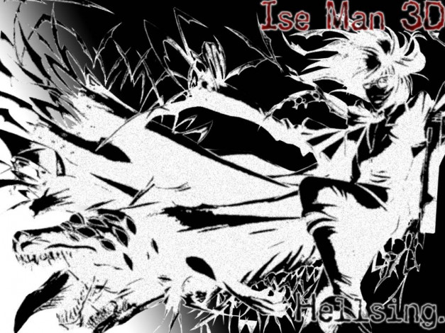 Обои картинки фото hellsing, аниме