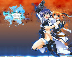 Картинка аниме mahou shoujo lyrical nanoha