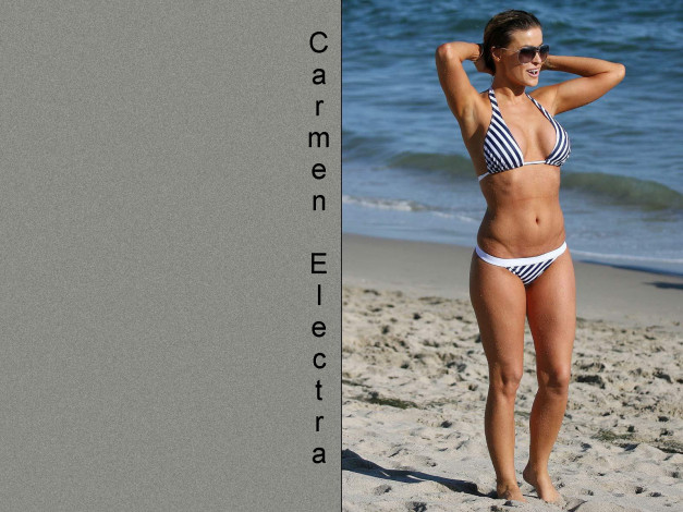 Обои картинки фото Carmen Electra, девушки