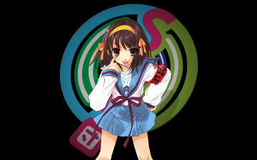 Картинка аниме the melancholy of haruhi suzumiya