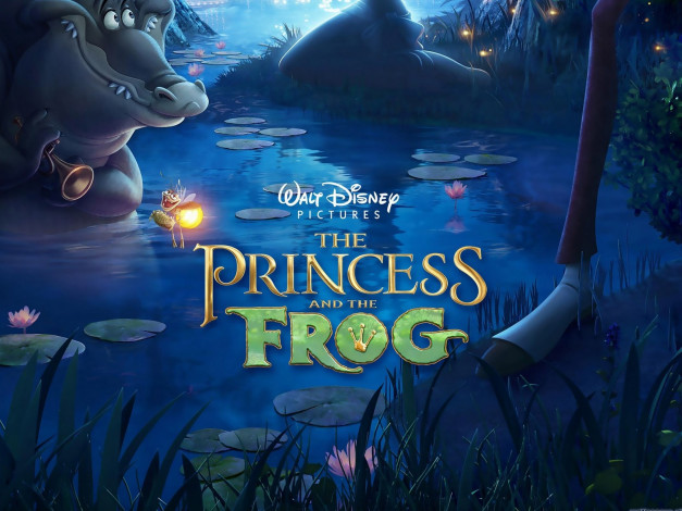 Обои картинки фото the, princess, and, frog, мультфильмы