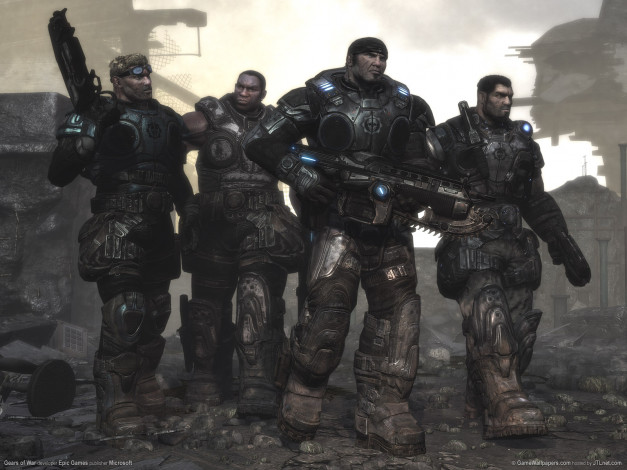 Обои картинки фото видео, игры, gears, of, war