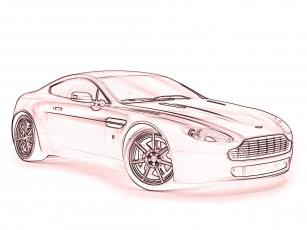 Картинка рисованные авто мото