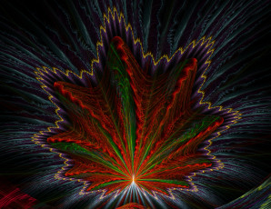 Картинка 3д графика fractal фракталы