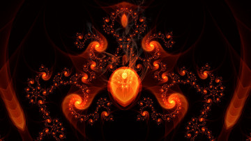 Картинка 3д графика fractal фракталы фрактал