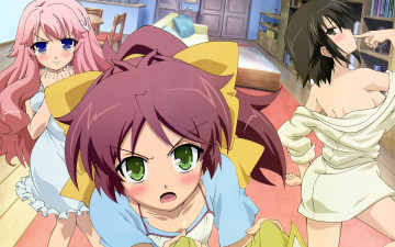 Картинка аниме baka to test shoukanjuu