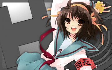 Картинка аниме the melancholy of haruhi suzumiya
