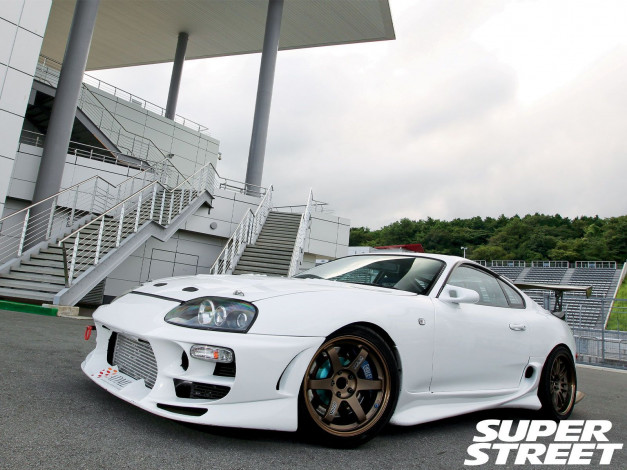 Обои картинки фото автомобили, toyota, supra