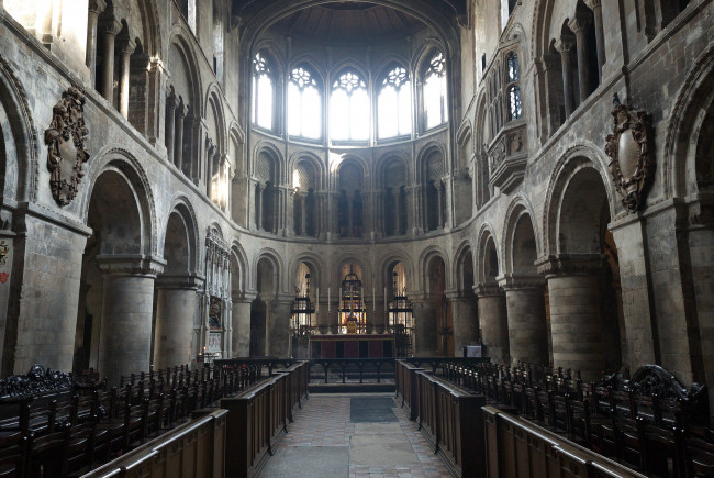 Обои картинки фото церковь, святого, варфоломея, прага, интерьер, убранство, роспись, храма