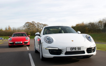 Картинка автомобили porsche car 911 carrera twin