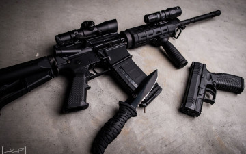 Картинка оружие автоматы нож пистолет автомат