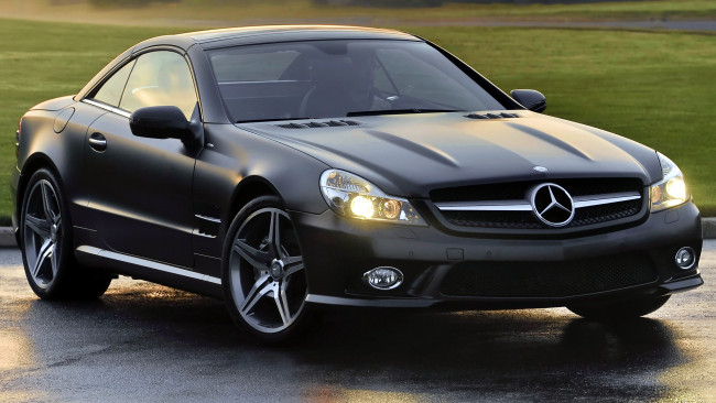 Обои картинки фото mercedes, sl, автомобили, benz, германия, daimler, ag