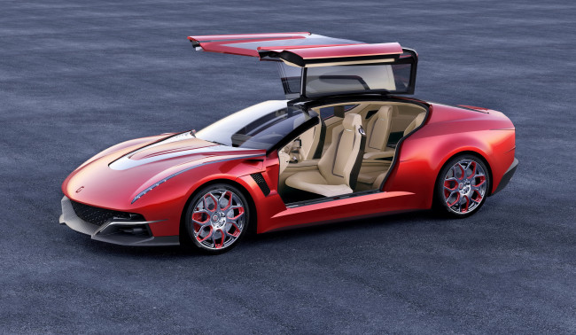 Обои картинки фото 2012, italdesign, brivido, автомобили