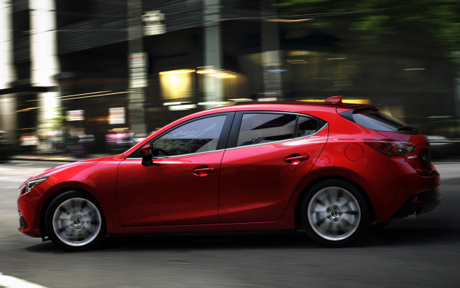 Обои картинки фото автомобили, mazda, 3, хэтчбек