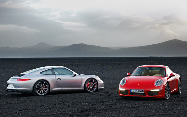 Обои картинки фото автомобили, porsche, 911, carrera, twin, car