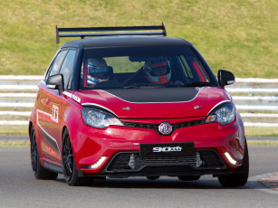 обоя автомобили, mg, 3, trophy, concept, 2014г, красный