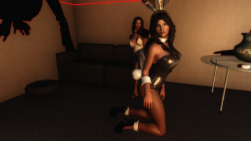 Картинка 3д+графика люди+ people девушки взгляд