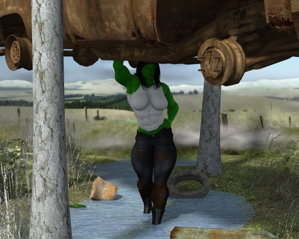 Обои картинки фото 3д графика, существа , creatures, халк