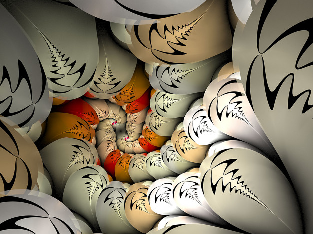 Обои картинки фото 3д графика, фракталы , fractal, фон, узор, цвета