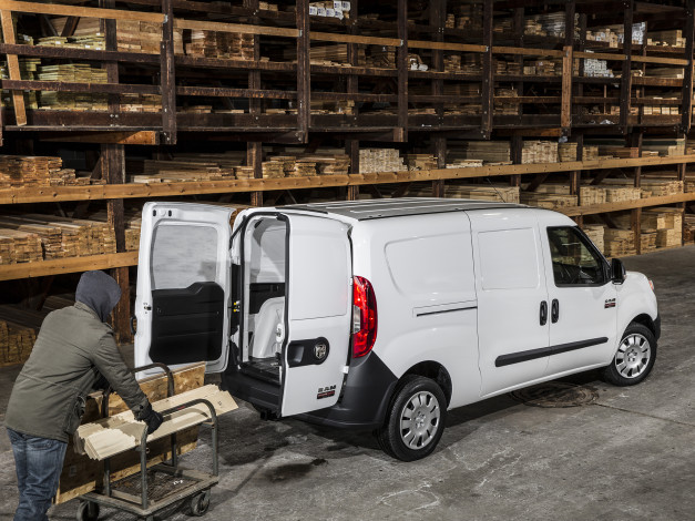 Обои картинки фото автомобили, dodge, 2015г, ram, promaster, city, tradesman, cargo, светлый