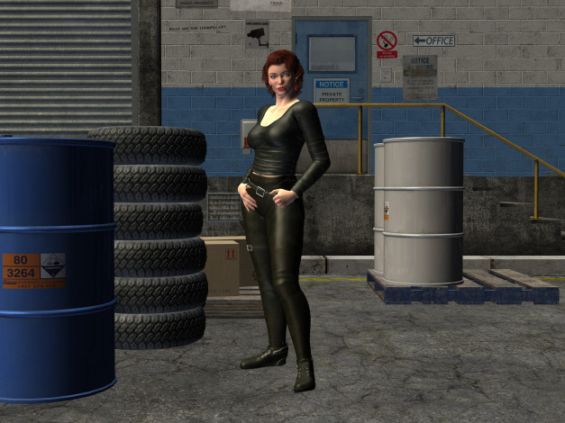 Обои картинки фото secret agent, 3д графика, фантазия , fantasy, взгляд, девушка