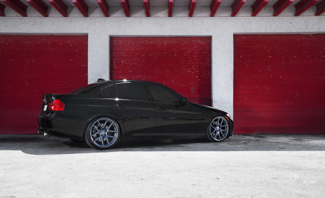 Обои картинки фото автомобили, bmw, e90, black, бмв, 3, серия, черный