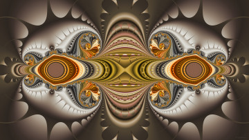 Картинка 3д+графика фракталы+ fractal цвета узор фон