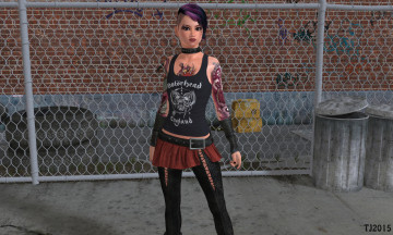 Картинка 3д+графика люди+ people девушка взгляд фон тату