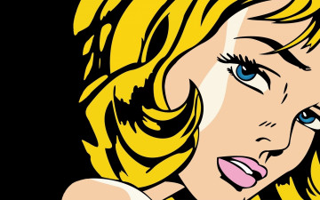 Картинка рисованное люди взгляд лицо фон девушка