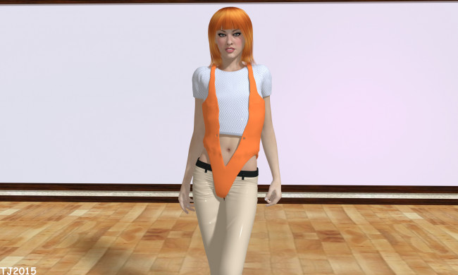 Обои картинки фото 3д графика, люди , people, девушка, взгляд, фон