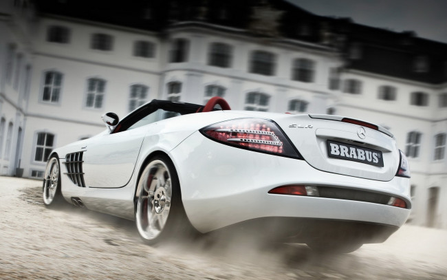 Обои картинки фото brabus slr, автомобили, mercedes-benz, brabus, slr