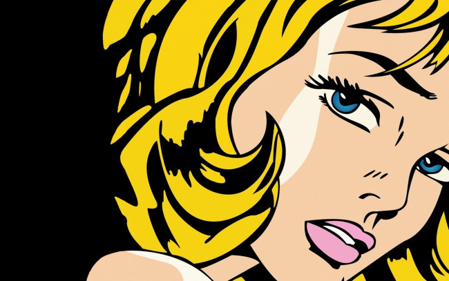 Обои картинки фото рисованное, люди, взгляд, лицо, фон, девушка