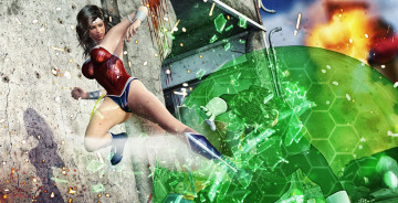 Картинка 3д+графика фантазия+ fantasy девушка взгляд фон