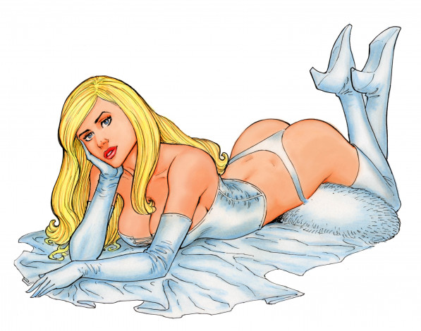 Обои картинки фото рисованное, люди, взгляд, манто, корсет, фон, девушка