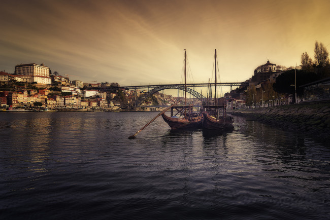 Обои картинки фото корабли, другое, мост, канал